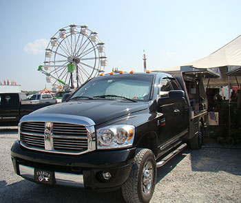 Farrier Dave's truck @ the competition in VA